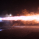 Raptor engine during its firing test (Image: SpaceX / @elonmusk)